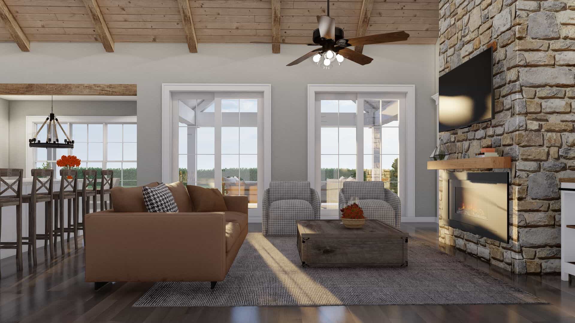 Great Room of this 3-Bedroom,2200 Sq Ft Plan -193-1321