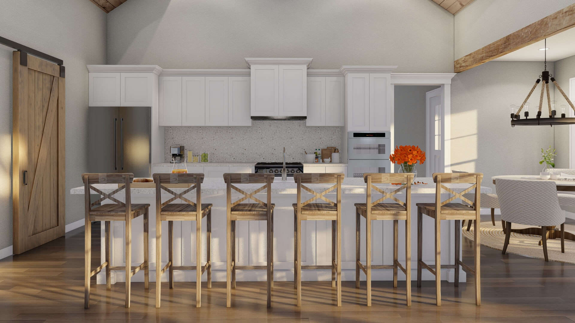 Kitchen: Kitchen Island of this 3-Bedroom,2200 Sq Ft Plan -193-1321
