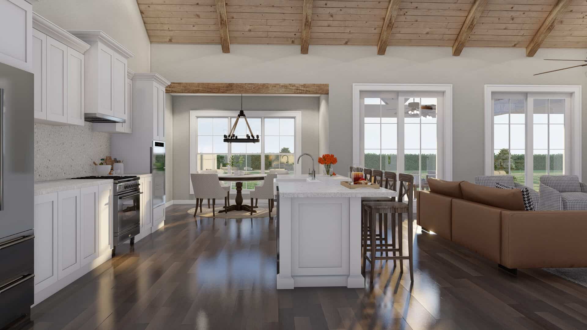 Kitchen: Kitchen Island of this 3-Bedroom,2200 Sq Ft Plan -193-1321