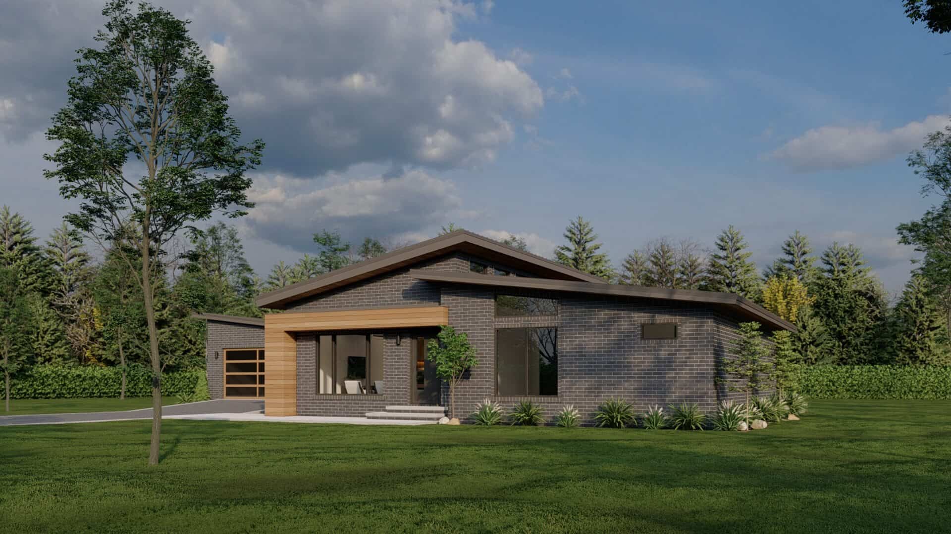 Right Side View of this 3-Bedroom,2200 Sq Ft Plan -193-1323