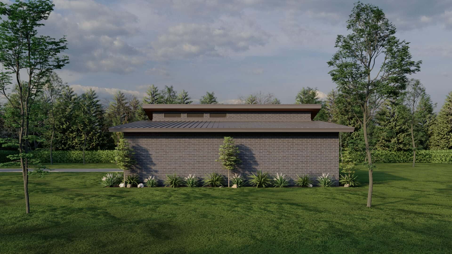 Right Side View of this 3-Bedroom,2200 Sq Ft Plan -193-1323