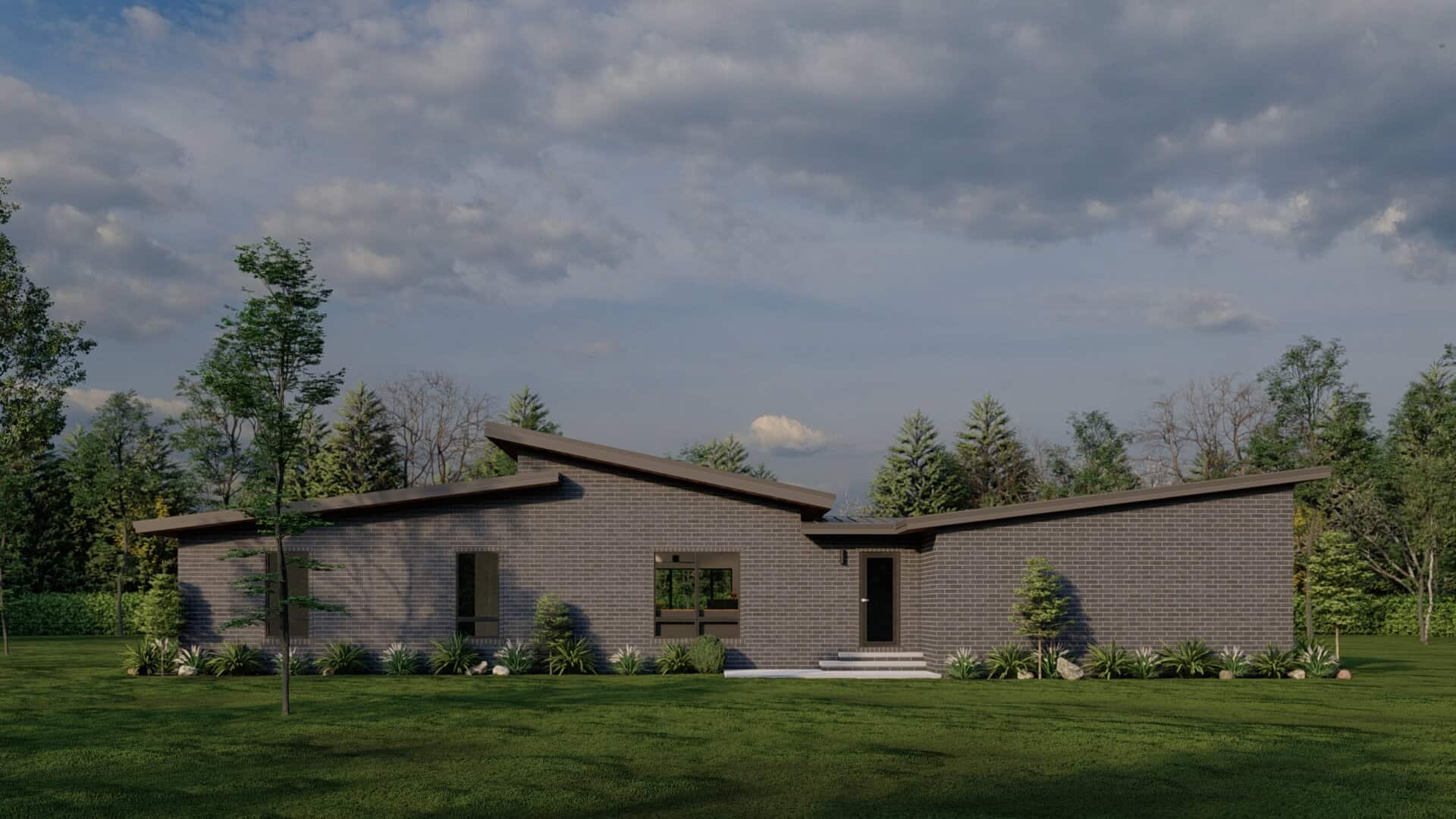 Rear View of this 3-Bedroom,2200 Sq Ft Plan -193-1323