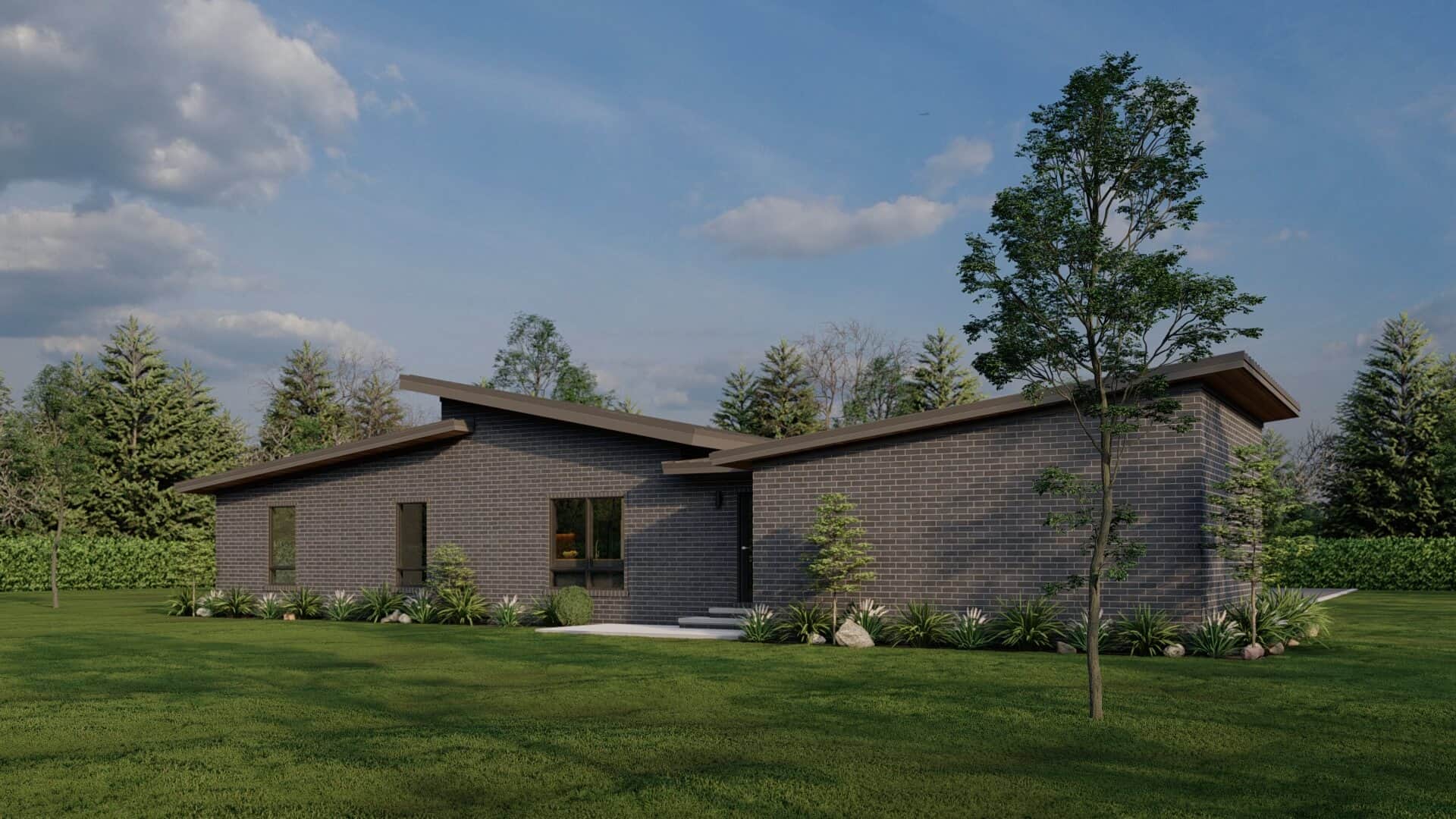 Rear View of this 3-Bedroom,2200 Sq Ft Plan -193-1323