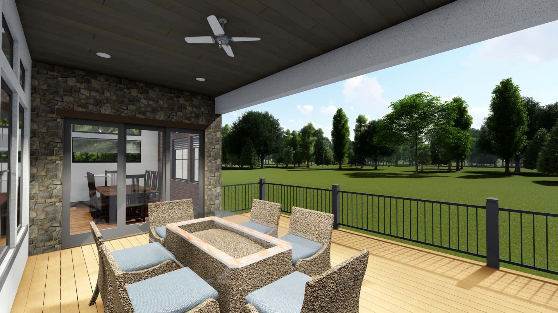 Deck of this 2-Bedroom, 2380 Sq Ft Plan - 194-1001