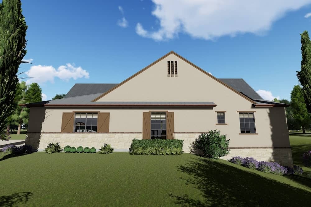 Home Plan Right Elevation of this 3-Bedroom,2514 Sq Ft Plan -194-1003