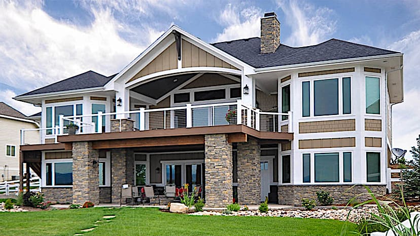 Rear View of this 2-Bedroom,2605 Sq Ft Plan -2605