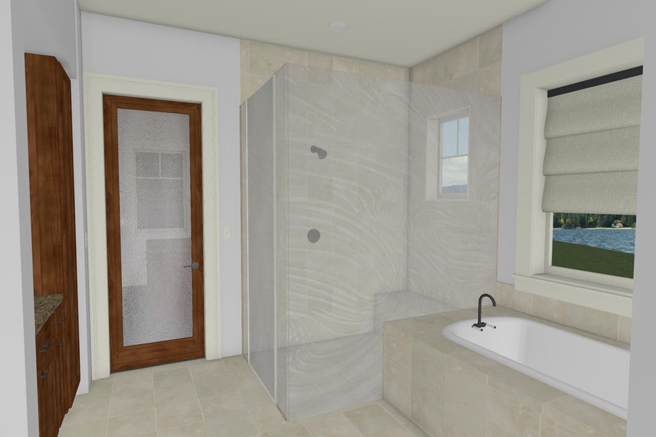 Master Bathroom of this 2-Bedroom, 2605 Sq Ft Plan - 194-1010