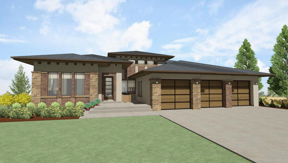 Front View of this 2-Bedroom, 2560 Sq Ft Plan - 194-1014