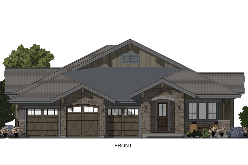 Home Plan Front Elevation of this 3-Bedroom,4254 Sq Ft Plan -194-1017