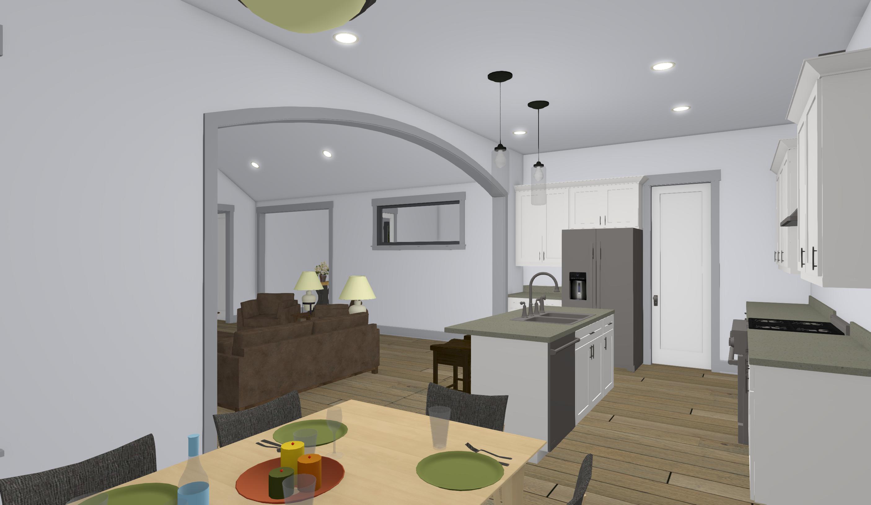 Kitchen: Breakfast Nook of this 3-Bedroom, 2576 Sq Ft Plan - 194-1020