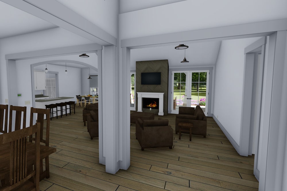 Great Room of this 3-Bedroom,2593 Sq Ft Plan -2593