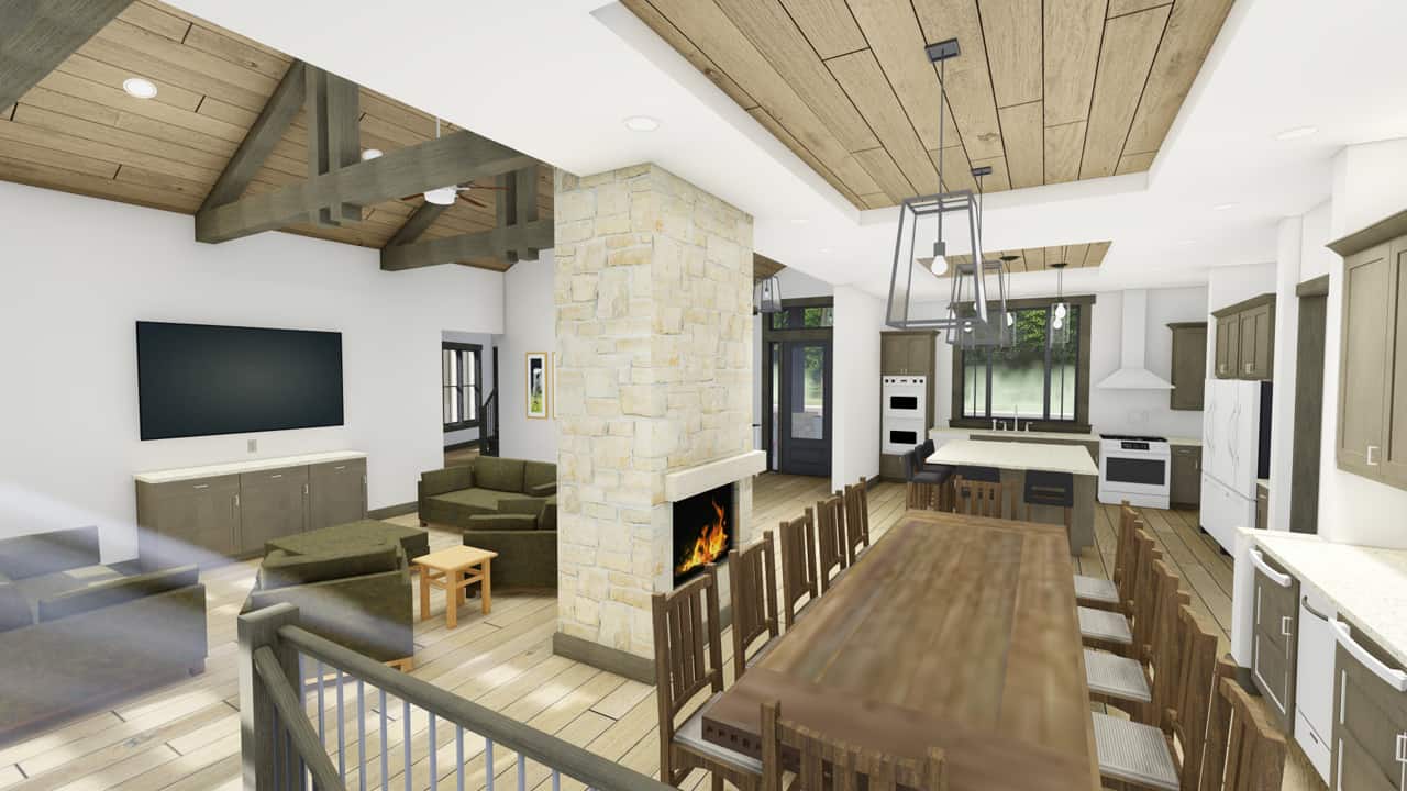 Kitchen of this 4-Bedroom,2998 Sq Ft Plan -2998
