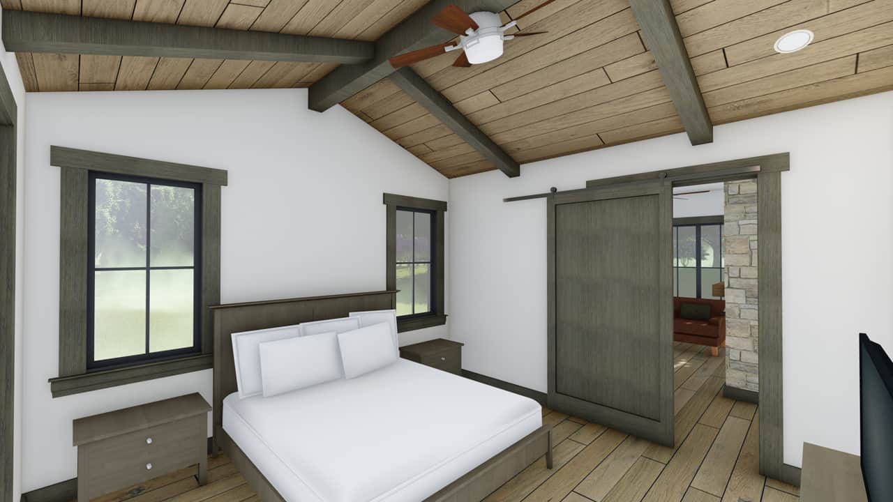 Master Bedroom of this 4-Bedroom,2998 Sq Ft Plan -2998