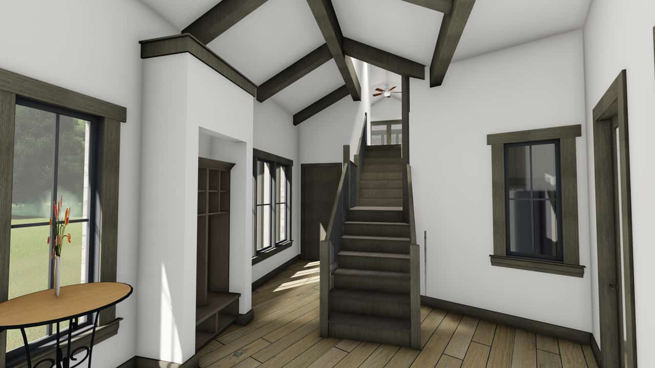 Entry Hall: Staircase of this 4-Bedroom,2998 Sq Ft Plan -2998