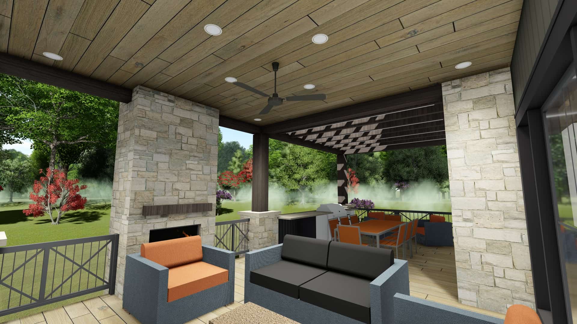 Deck of this 4-Bedroom,2998 Sq Ft Plan -2998