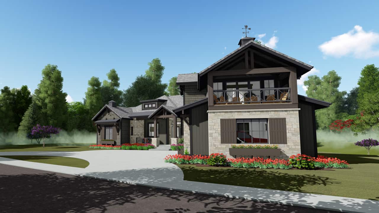 Home Exterior Photograph of this 4-Bedroom,2998 Sq Ft Plan -2998