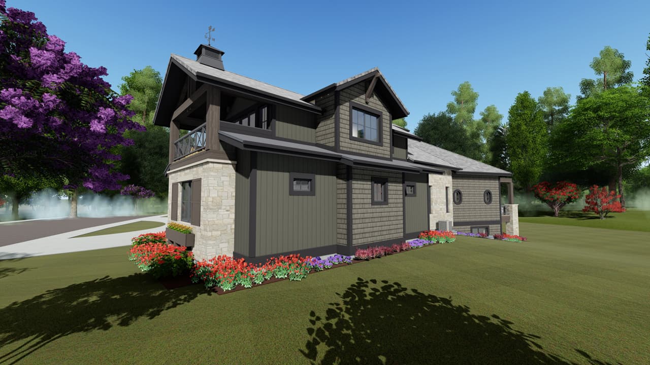 Home Exterior Photograph of this 4-Bedroom,2998 Sq Ft Plan -2998