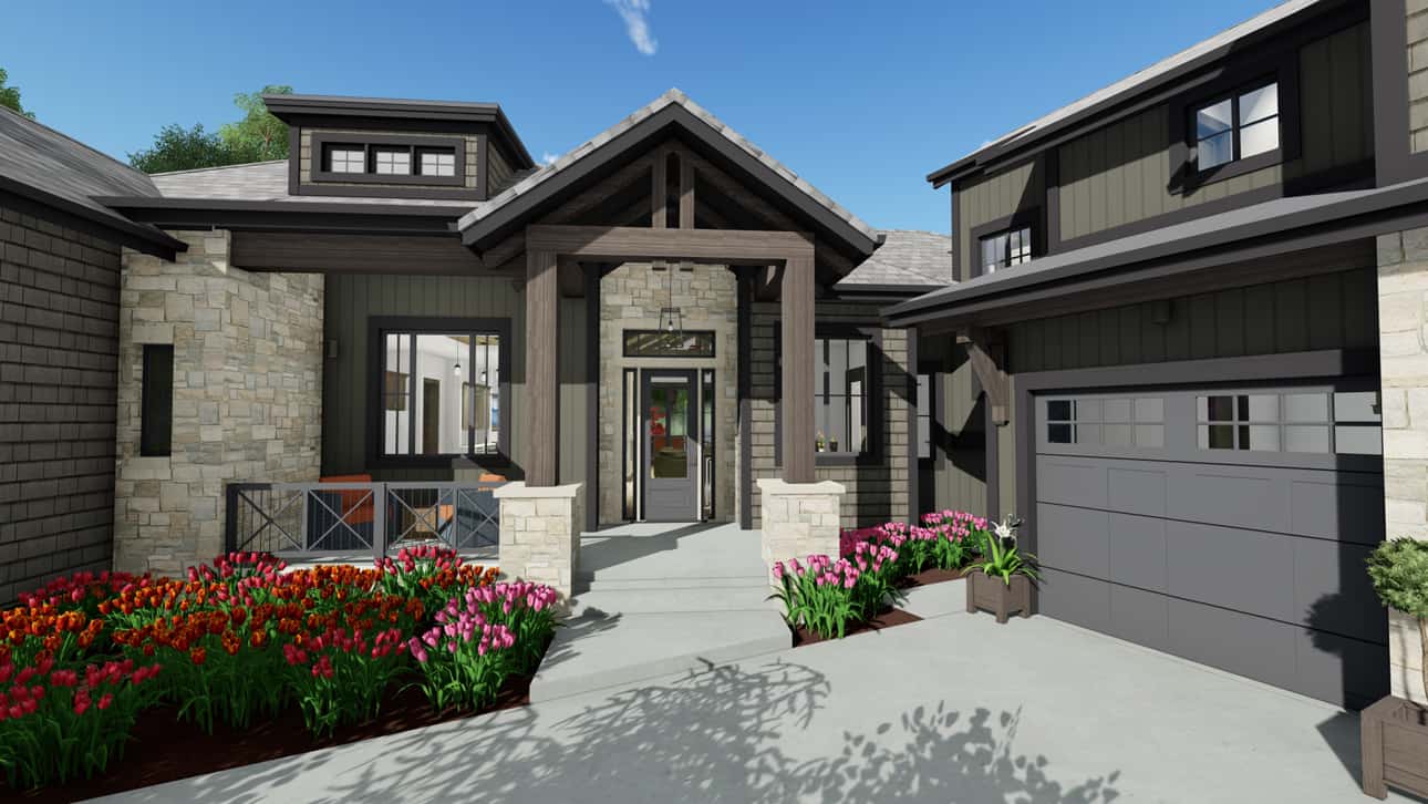Porch of this 4-Bedroom,2998 Sq Ft Plan -2998