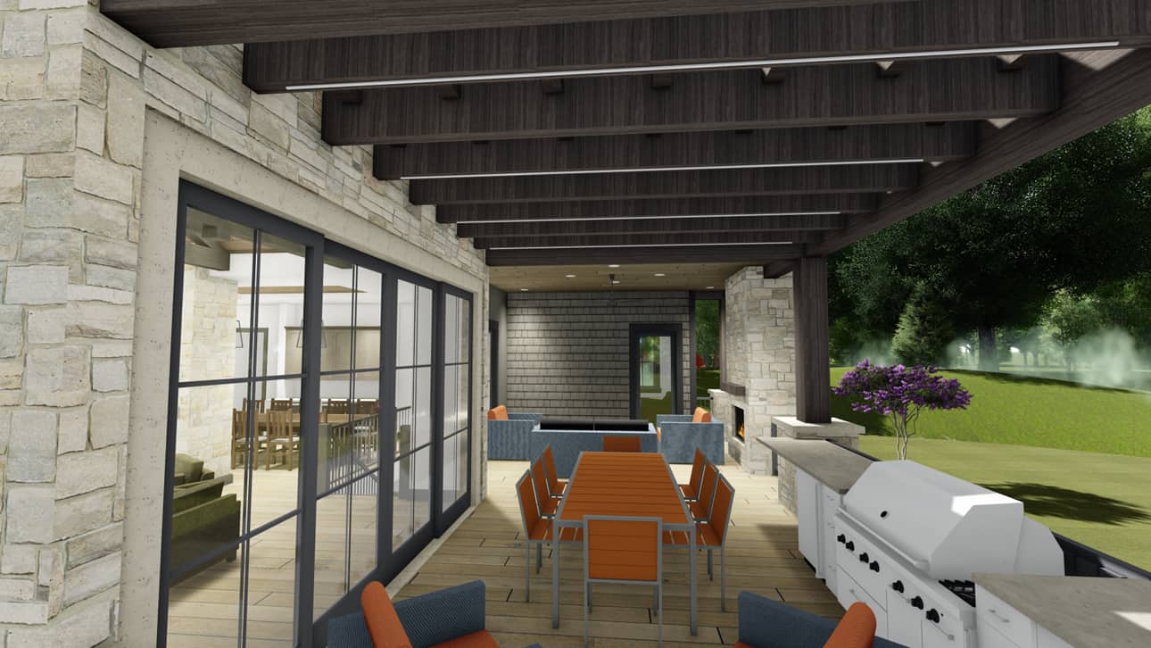 Deck of this 4-Bedroom,2998 Sq Ft Plan -2998