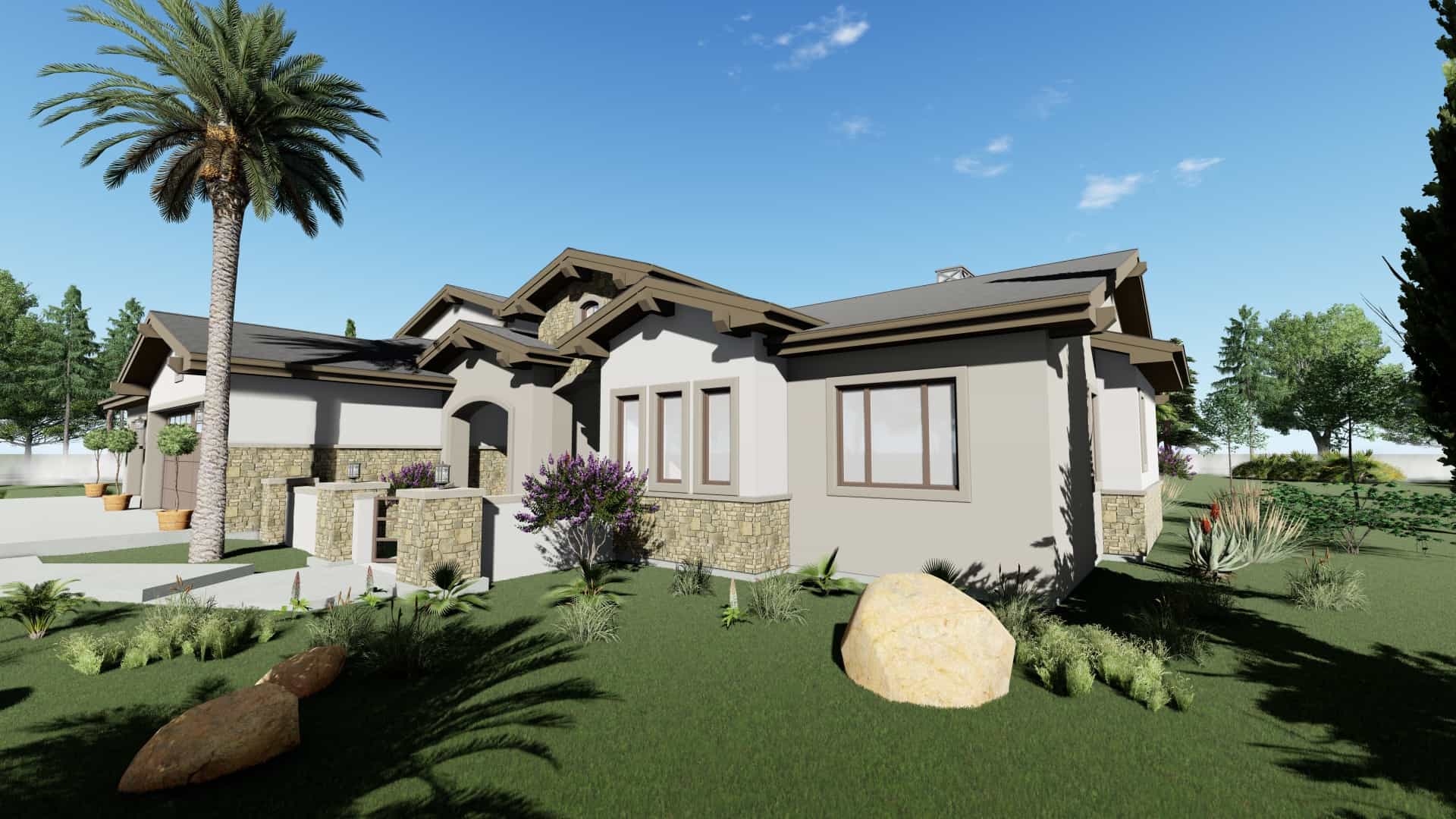 Home Exterior Photograph of this 3-Bedroom,3546 Sq Ft Plan -3546