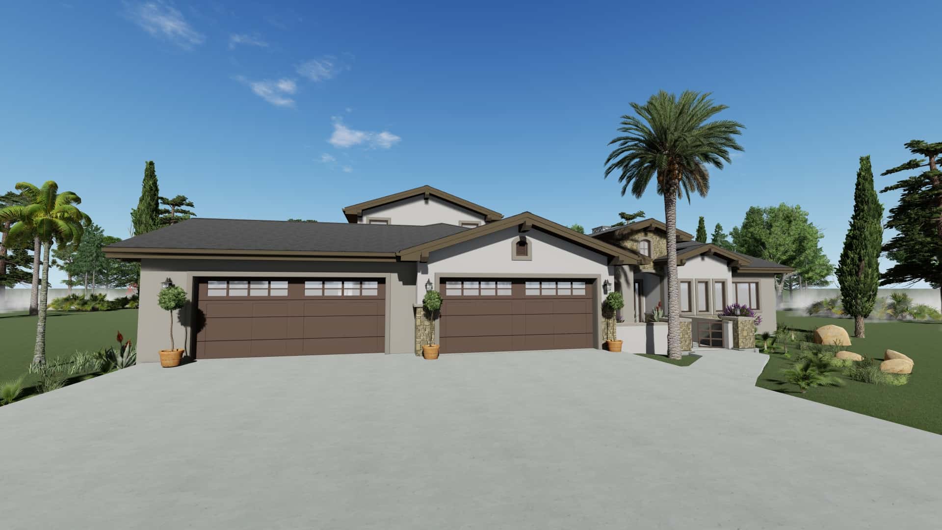 Garage of this 3-Bedroom,3546 Sq Ft Plan -3546