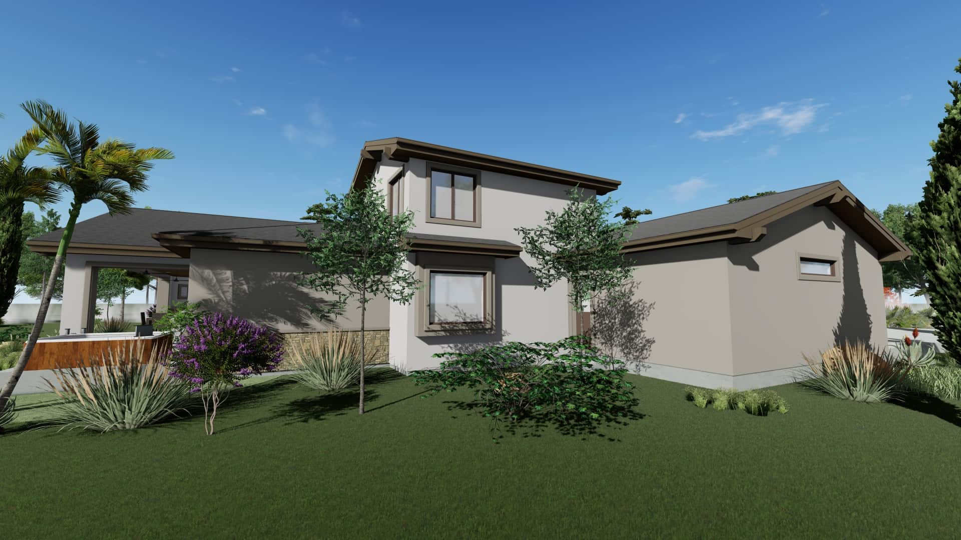 Side View of this 3-Bedroom,3546 Sq Ft Plan -3546