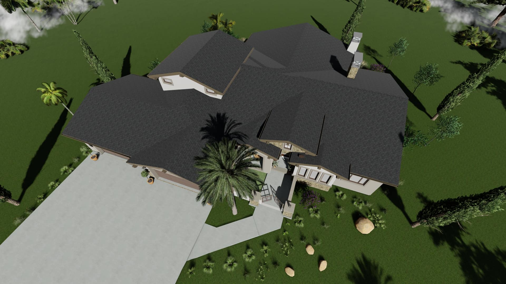 Home Exterior Photograph of this 3-Bedroom,3546 Sq Ft Plan -3546