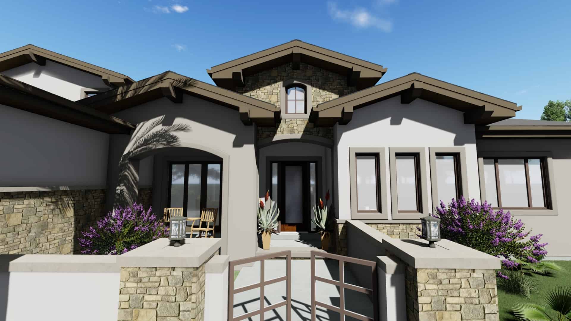 Porch of this 3-Bedroom,3546 Sq Ft Plan -3546