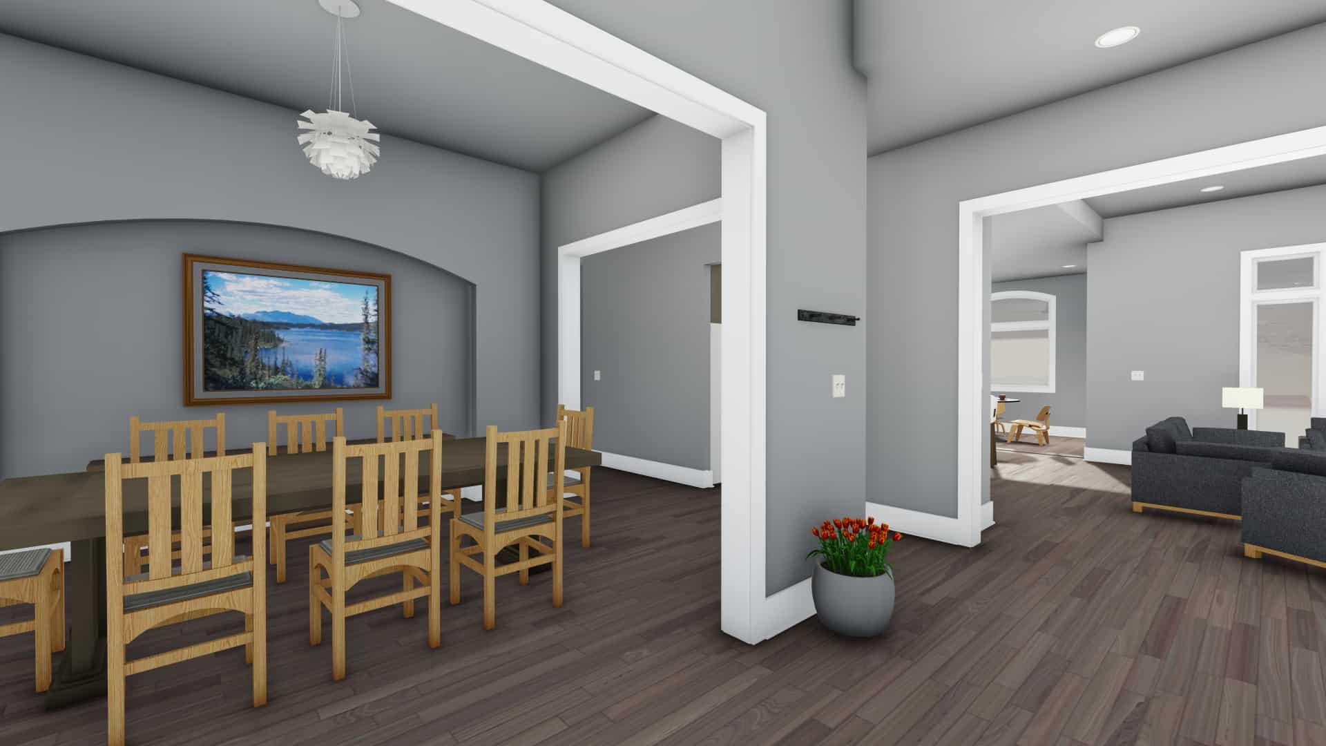 Dining Room of this 3-Bedroom,3546 Sq Ft Plan -3546