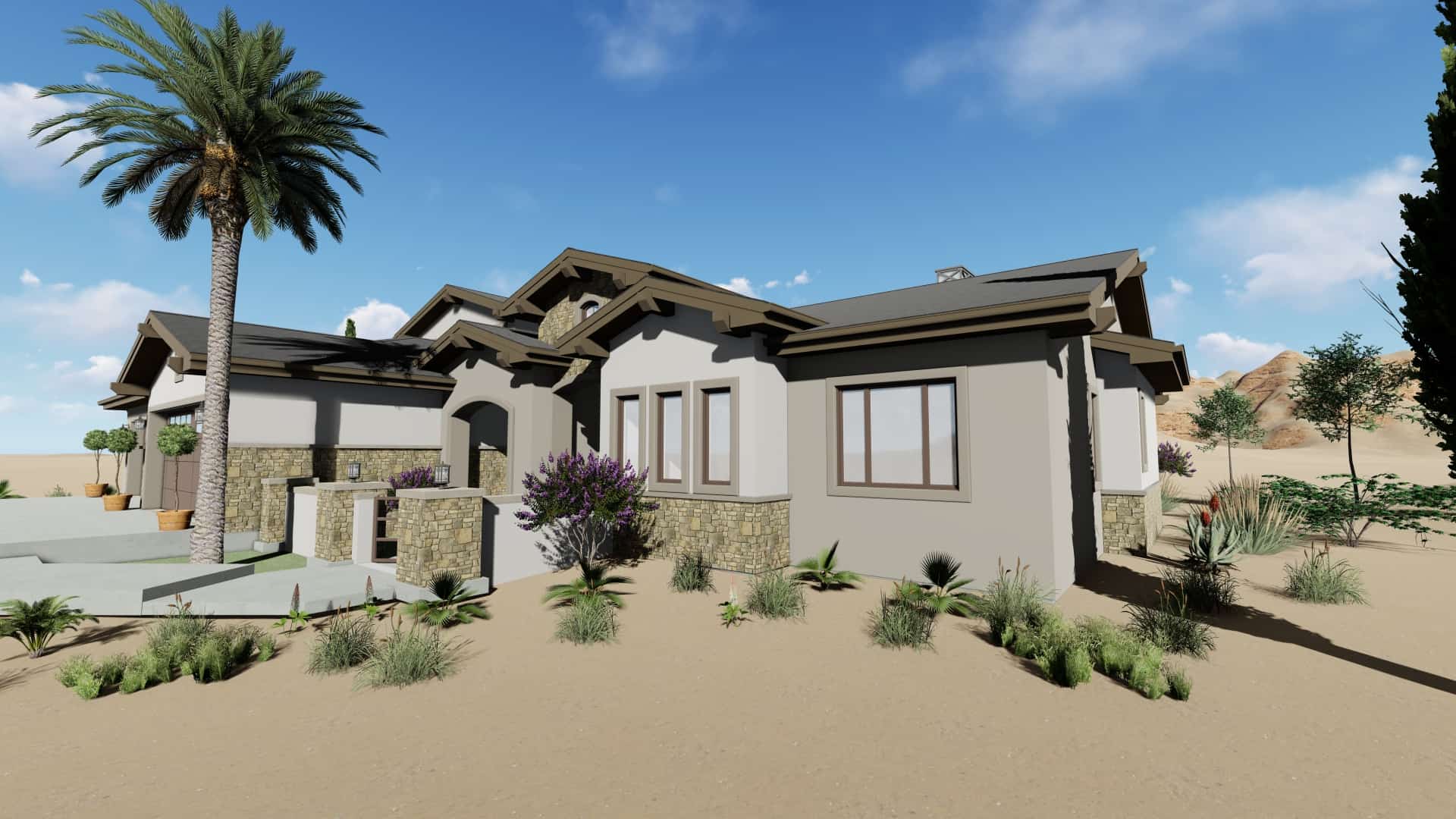 Home Exterior Photograph of this 3-Bedroom,3546 Sq Ft Plan -3546