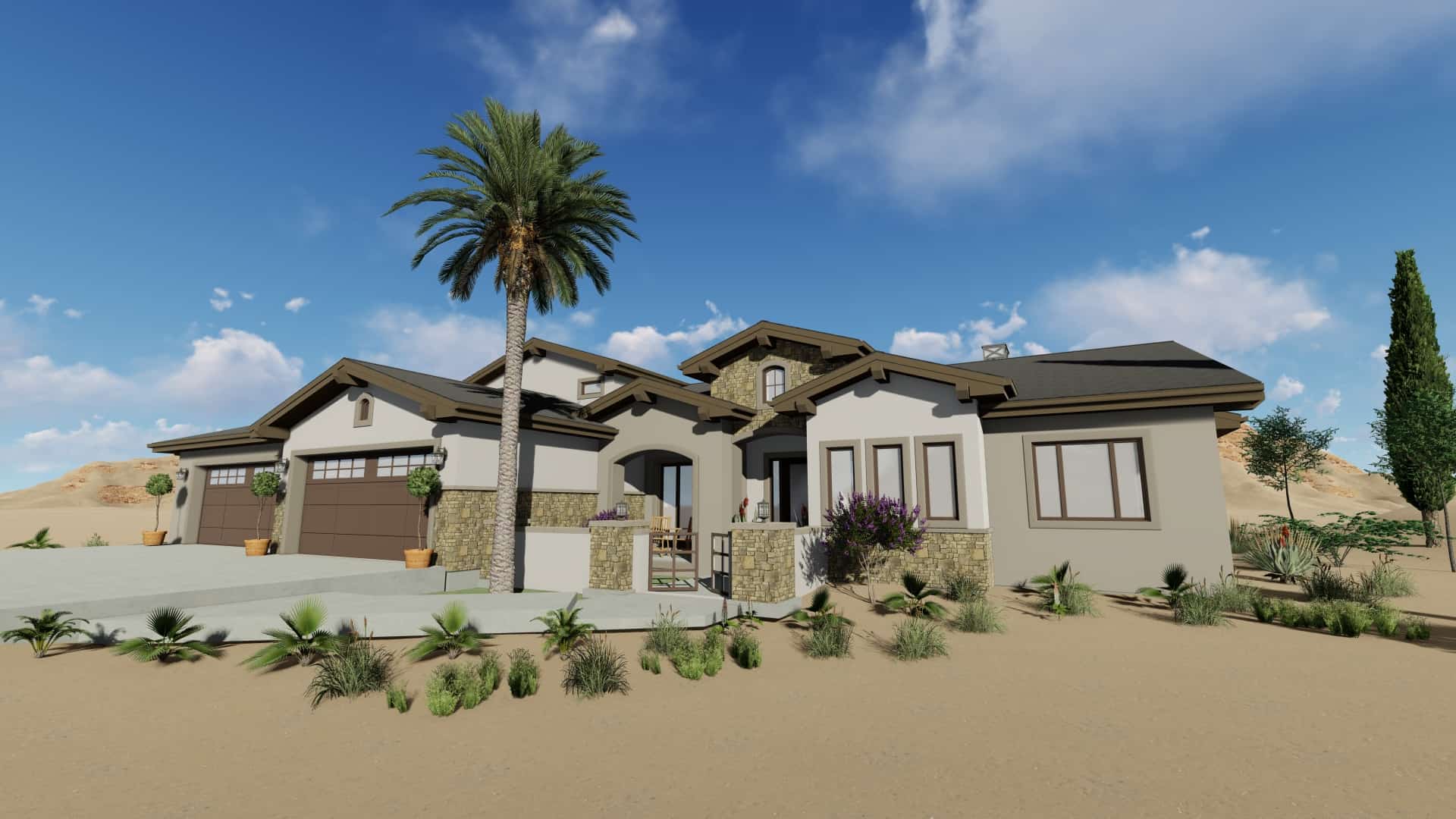 Home Exterior Photograph of this 3-Bedroom,3546 Sq Ft Plan -3546