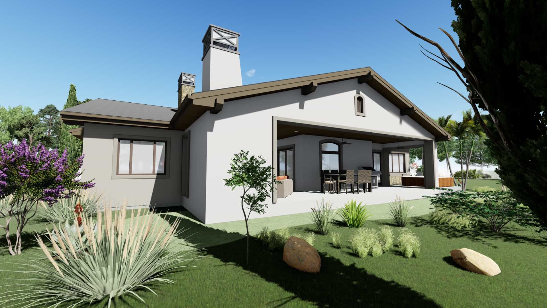 Side View of this 3-Bedroom,3546 Sq Ft Plan -3546