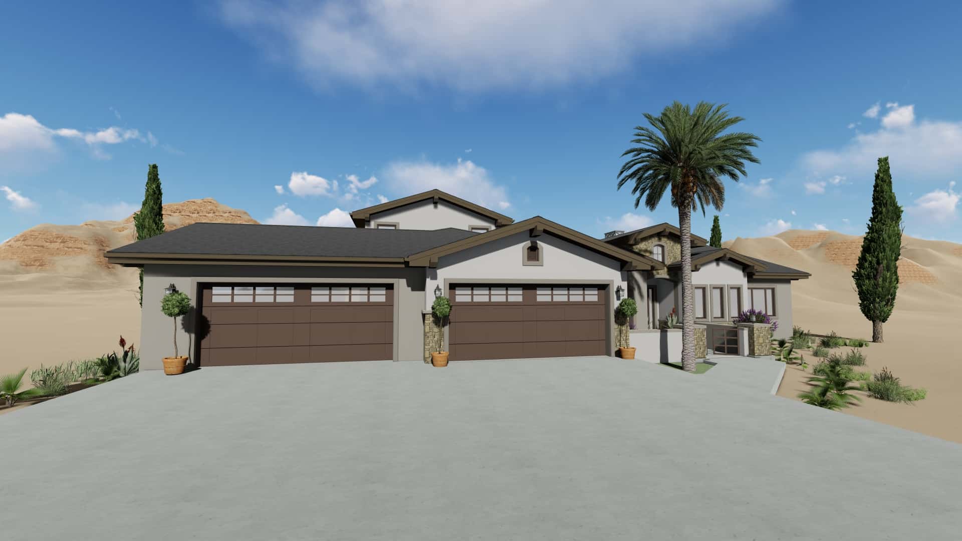 Garage of this 3-Bedroom,3546 Sq Ft Plan -3546