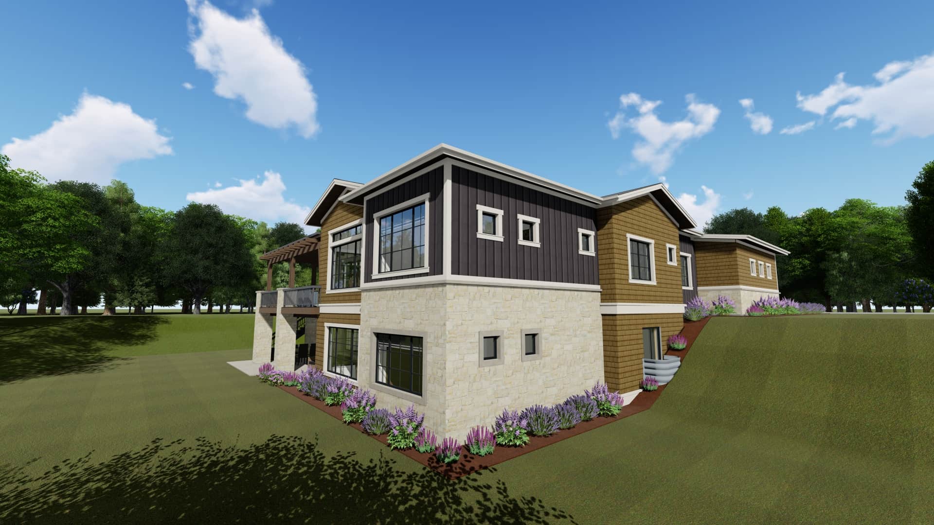 Side View of this 4-Bedroom,2695 Sq Ft Plan -2695