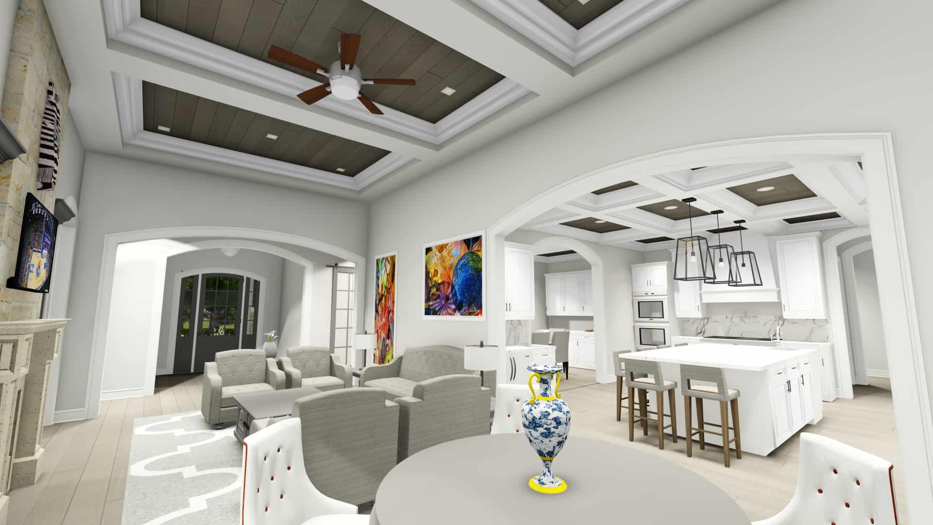 Kitchen of this 2-Bedroom, 3433 Sq Ft Plan - 194-1042