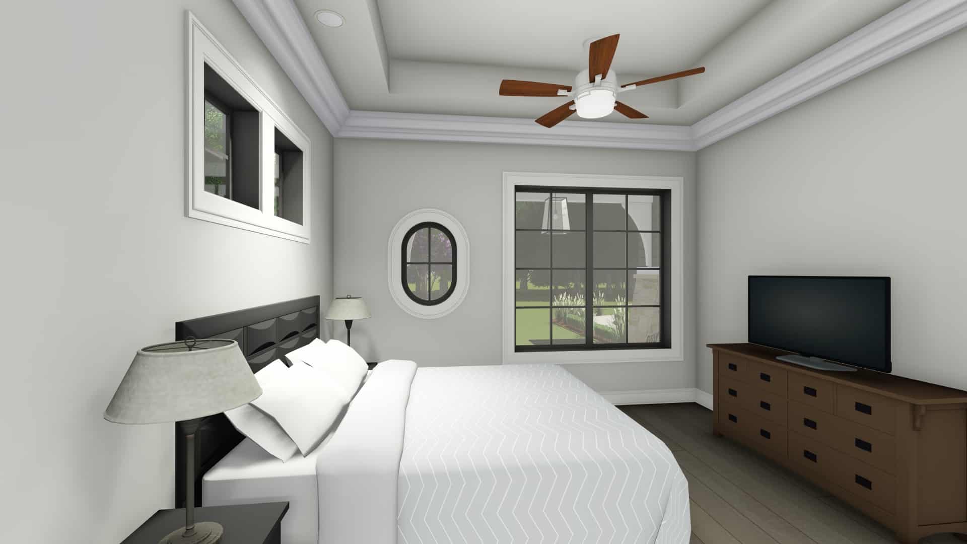 Bedroom of this 2-Bedroom, 3433 Sq Ft Plan - 194-1042