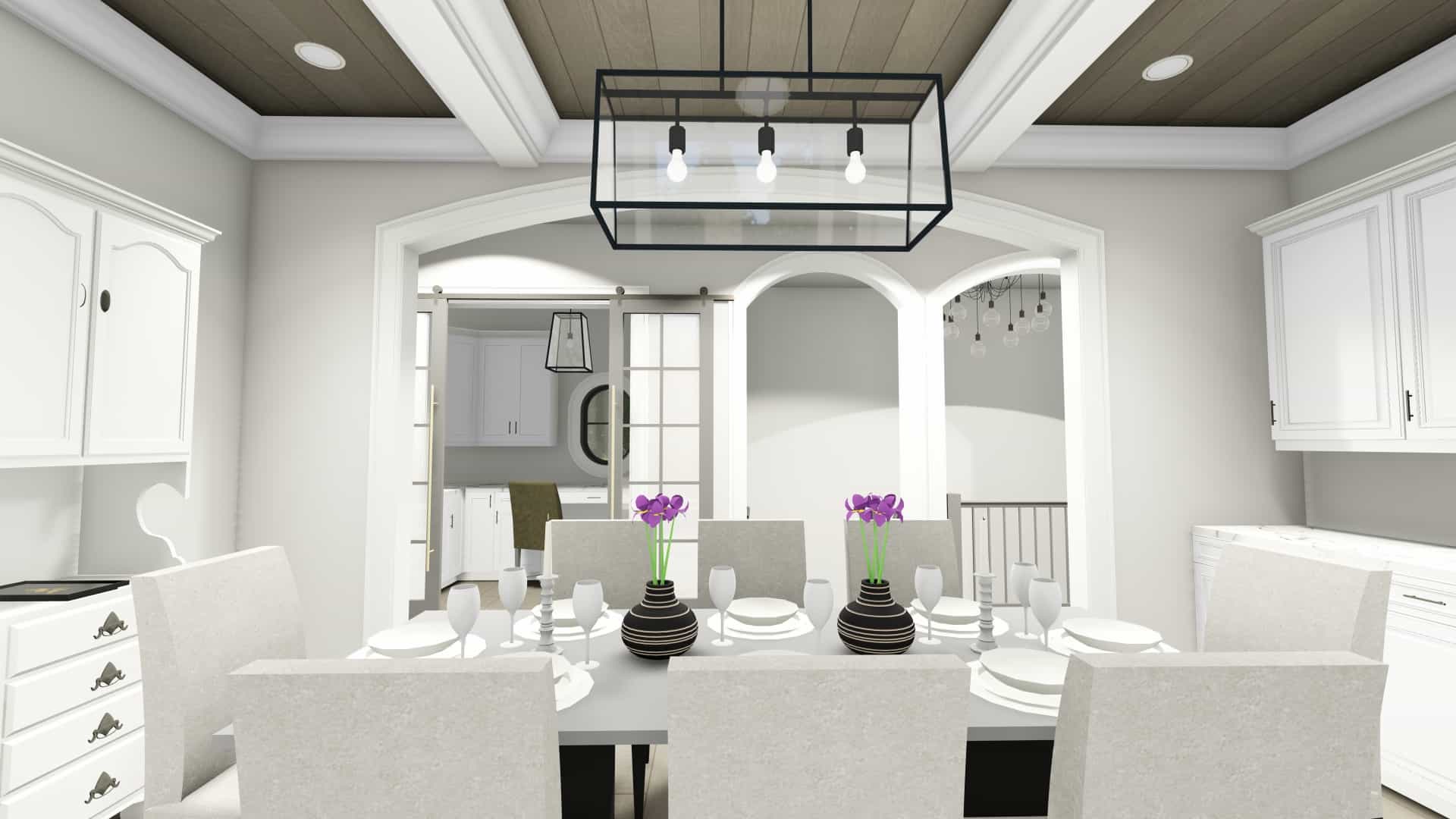 Dining Room of this 2-Bedroom, 3433 Sq Ft Plan - 194-1042