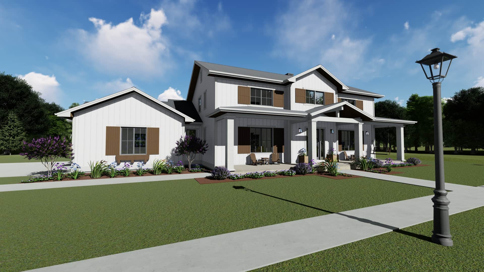 Front View of this 5-Bedroom, 3117 Sq Ft Plan - 194-1048