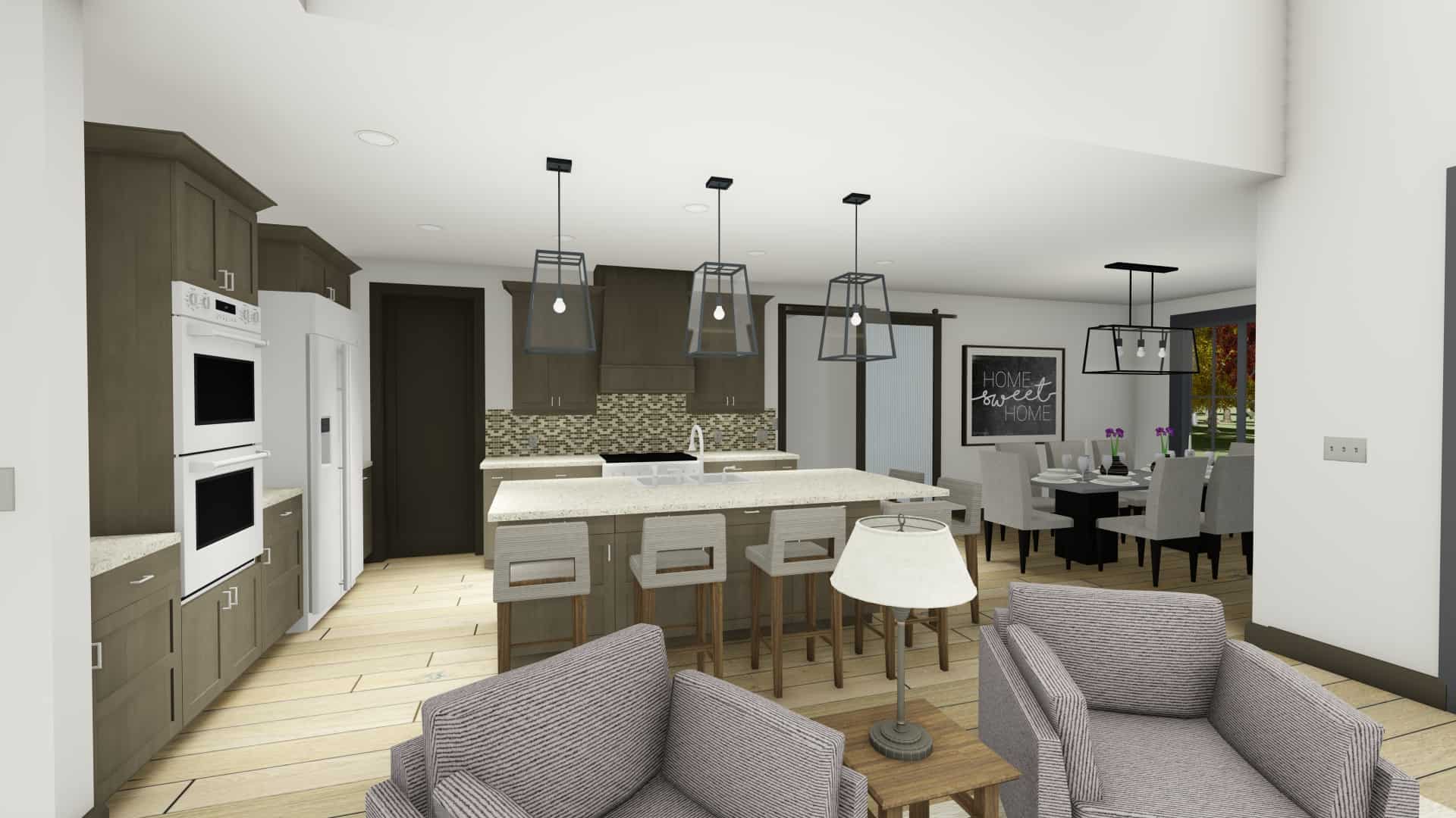 Great Room of this 5-Bedroom, 3117 Sq Ft Plan - 194-1048