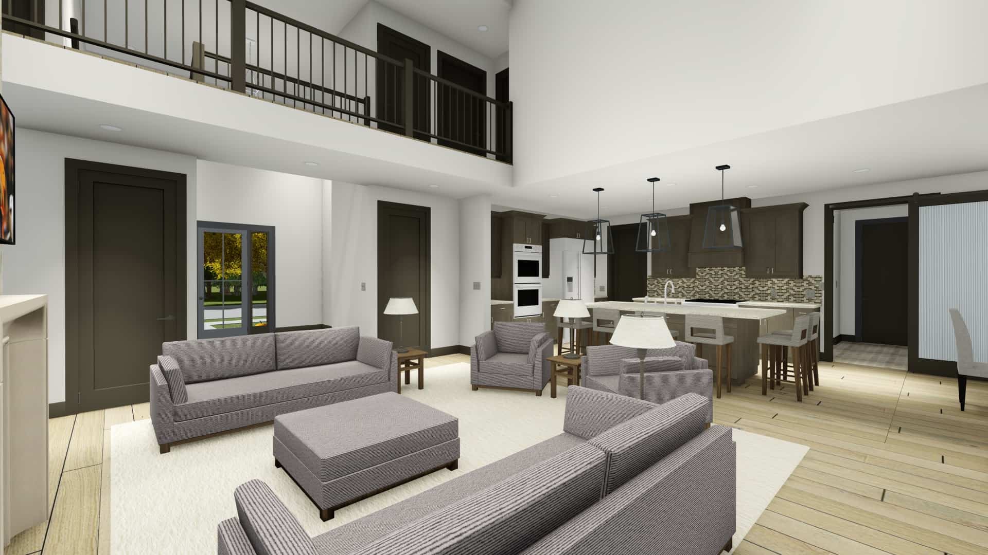 Dining Room of this 5-Bedroom, 3117 Sq Ft Plan - 194-1048