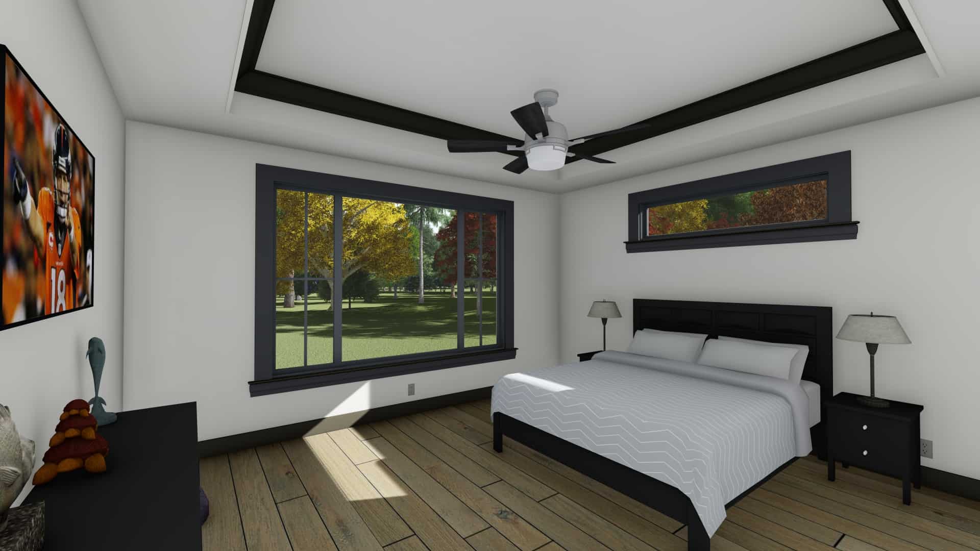 Master Bedroom of this 5-Bedroom, 3117 Sq Ft Plan - 194-1048