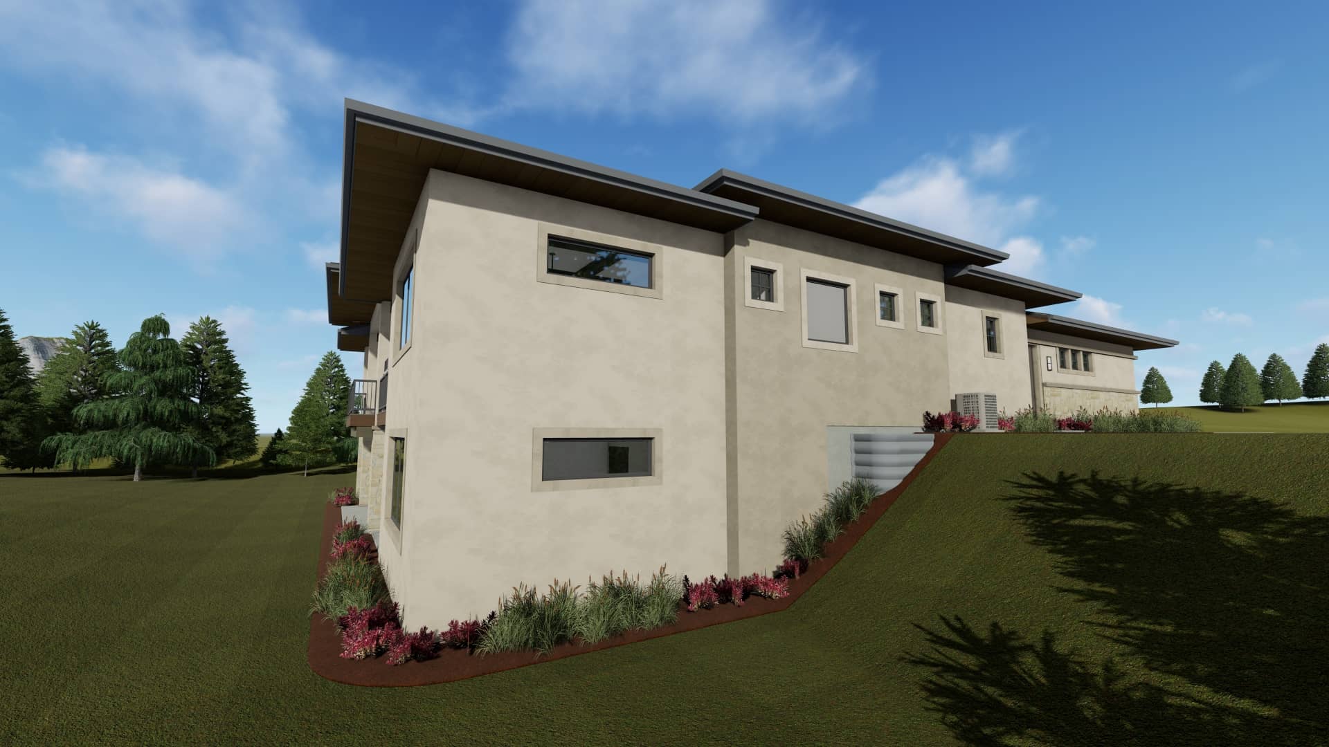 Side View of this 3-Bedroom, 2539 Sq Ft Plan - 194-1054
