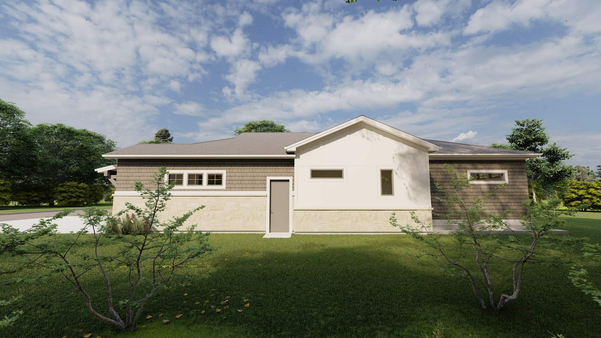 Right Side View of this 5-Bedroom, 4576 Sq Ft Plan - 194-1060