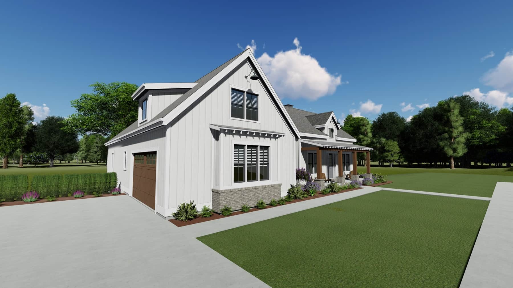 Left Side View of this 3-Bedroom, 2729 Sq Ft Plan - 194-1062