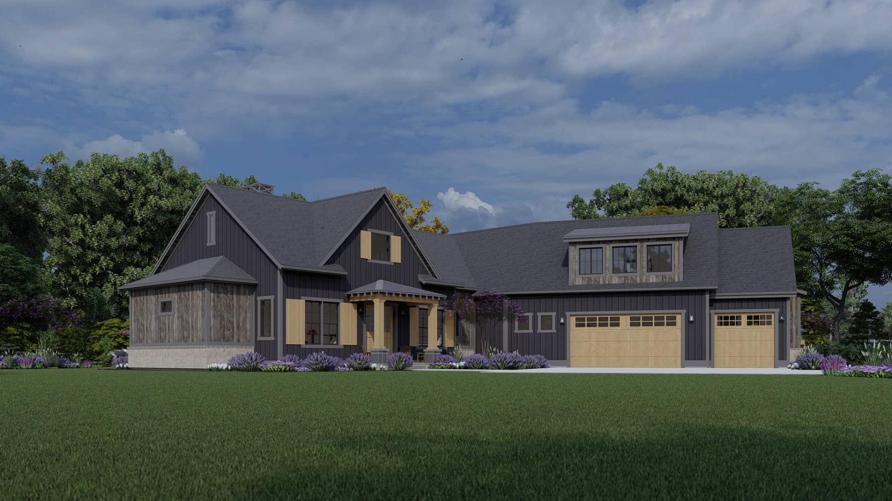 Garage of this 3-Bedroom, 3525 Sq Ft Plan - 194-1064