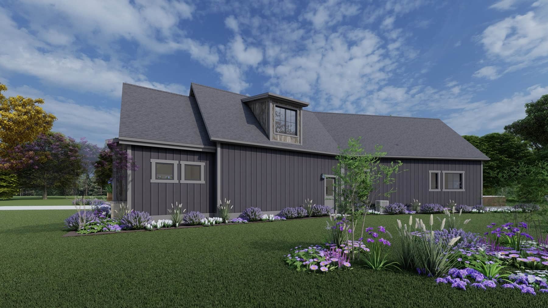 Side View of this 3-Bedroom, 3525 Sq Ft Plan - 194-1064