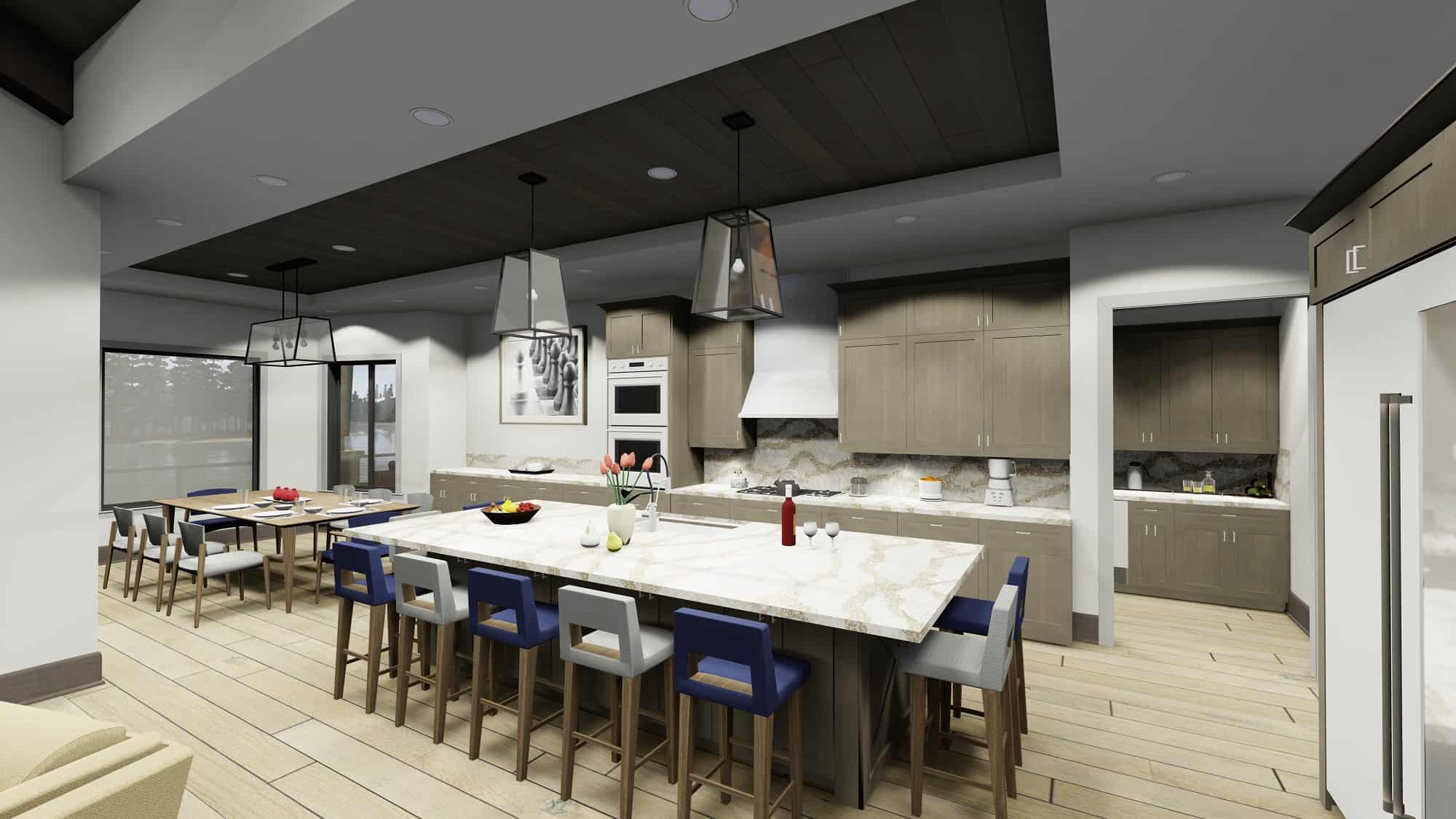 Kitchen of this 5-Bedroom, 6317 Sq Ft Plan - 194-1067