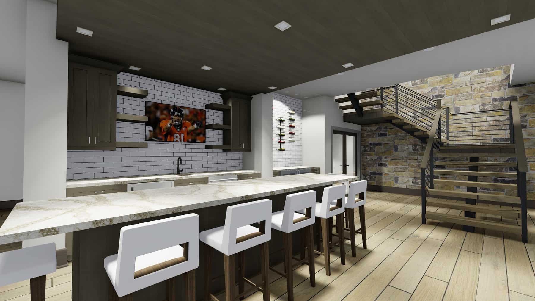 Kitchen: Breakfast Nook of this 5-Bedroom, 6317 Sq Ft Plan - 194-1067