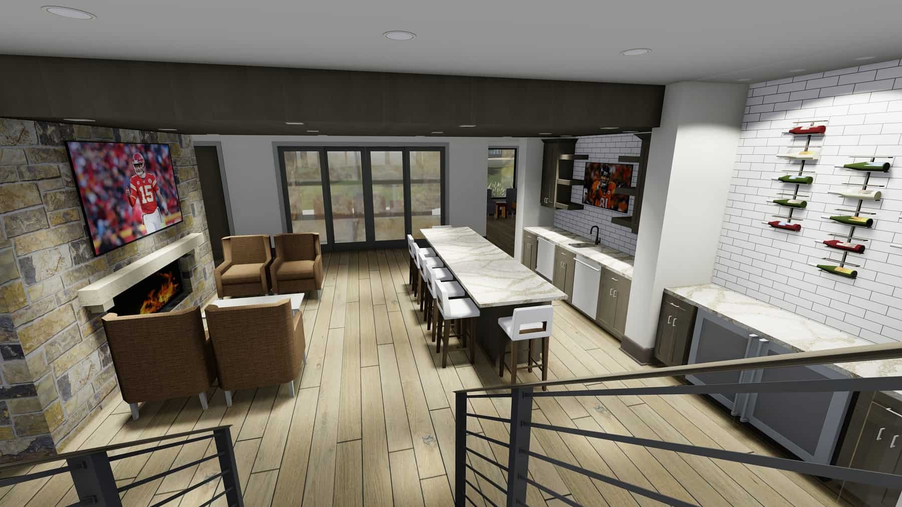 Kitchen: Kitchen Island of this 5-Bedroom, 6317 Sq Ft Plan - 194-1067