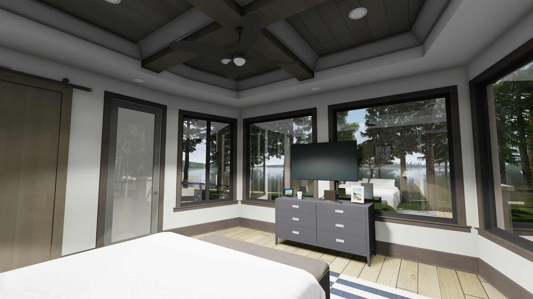 Master Bedroom of this 5-Bedroom, 6317 Sq Ft Plan - 194-1067